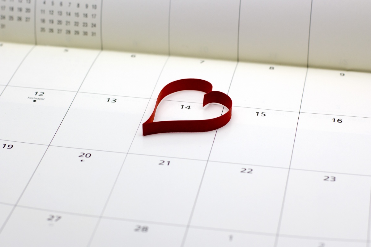 календарь на день влюбленных