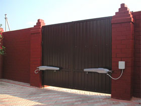 Автоматические ворота для частного дома, фото